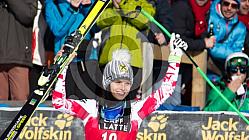 SKI WORLD CUP,DH LADIES ,ST MORITZ, 2015