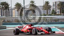 Test F1 Abu Dhabi 2018 Kubica, vettel, Le Clerc