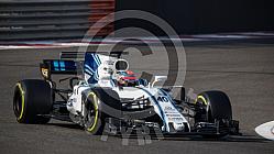 Test F1 Abu Dhabi 2018 Kubica, vettel, Le Clerc