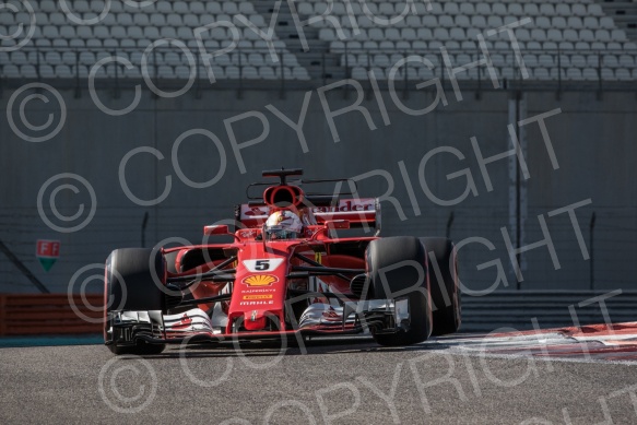 Test F1 Abu Dhabi 2018 Kubica, vettel, Le Clerc