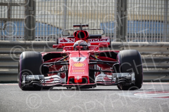 Test F1 Abu Dhabi 2018 Kubica, vettel, Le Clerc