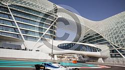 Test F1 Abu Dhabi 2018 Kubica, vettel, Le Clerc