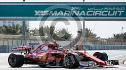 Test F1 Abu Dhabi 2018 Kubica, vettel, Le Clerc