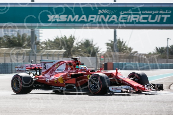 Test F1 Abu Dhabi 2018 Kubica, vettel, Le Clerc