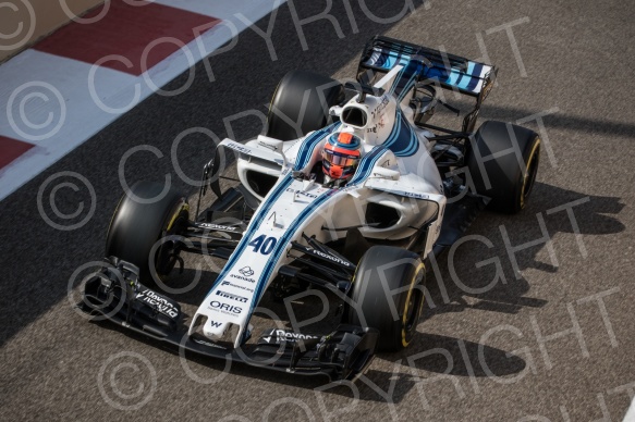 Test F1 Abu Dhabi 2018 Kubica, vettel, Le Clerc