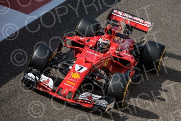 Test F1 Abu Dhabi 2018 Kubica, vettel, Le Clerc