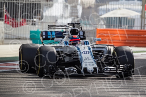 Test F1 Abu Dhabi 2018 Kubica, vettel, Le Clerc