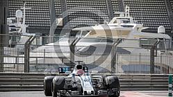 Test F1 Abu Dhabi 2018 Kubica, vettel, Le Clerc