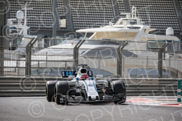 Test F1 Abu Dhabi 2018 Kubica, vettel, Le Clerc