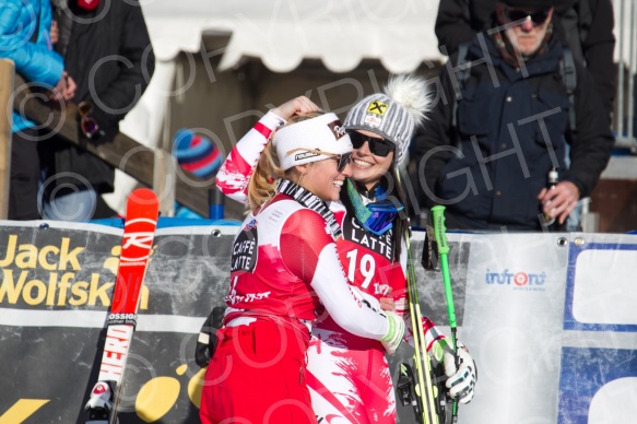 SKI WORLD CUP,DH LADIES ,ST MORITZ, 2015