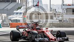 Test F1 Abu Dhabi 2018 Kubica, vettel, Le Clerc