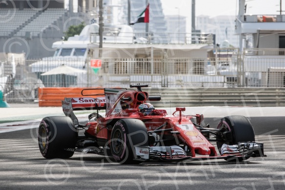 Test F1 Abu Dhabi 2018 Kubica, vettel, Le Clerc