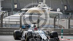 Test F1 Abu Dhabi 2018 Kubica, vettel, Le Clerc