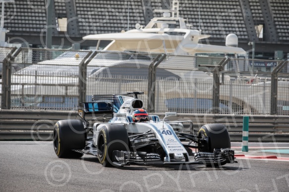 Test F1 Abu Dhabi 2018 Kubica, vettel, Le Clerc