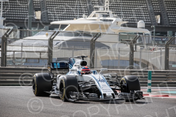 Test F1 Abu Dhabi 2018 Kubica, vettel, Le Clerc