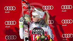 SKI WORLD CUP,DH LADIES ,ST MORITZ, 2015