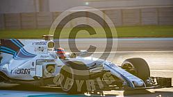 Test F1 Abu Dhabi 2018 Kubica, vettel, Le Clerc