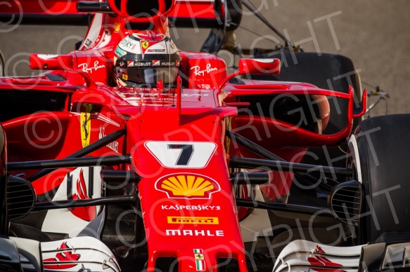 Test F1 Abu Dhabi 2018 Kubica, vettel, Le Clerc