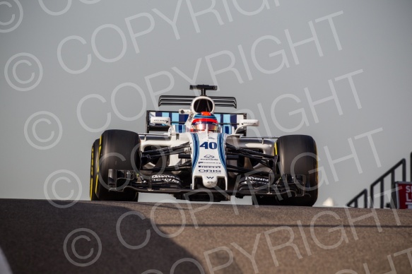 Test F1 Abu Dhabi 2018 Kubica, vettel, Le Clerc