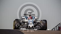 Test F1 Abu Dhabi 2018 Kubica, vettel, Le Clerc